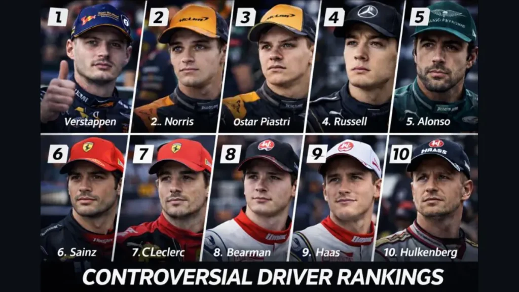 F1 Today: Controversial Driver Rankings and Silly Season Chaos